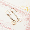 Dainty Antique Natural Pearl Drop Earrings