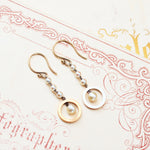 Dainty Antique Natural Pearl Drop Earrings