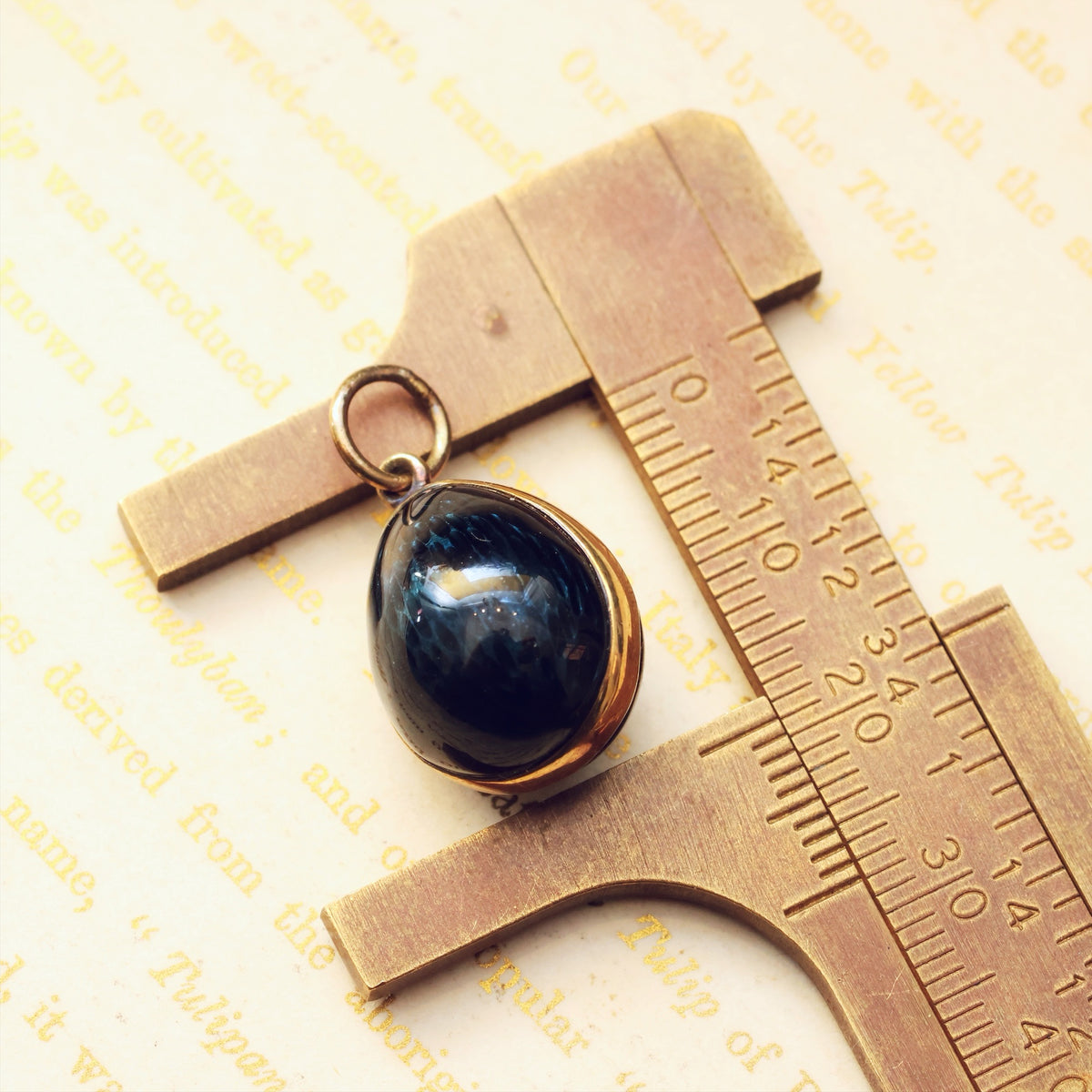 Vintage Enamelled Egg Pendant