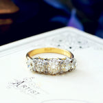 Majestic 2.60ct Vintage Five Stone Diamond Ring