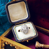 Vintage Continental Art Deco Diamond Cluster Ring