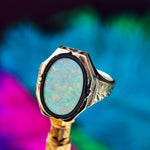 All Original Vintage Art Deco Belais Opal Ring