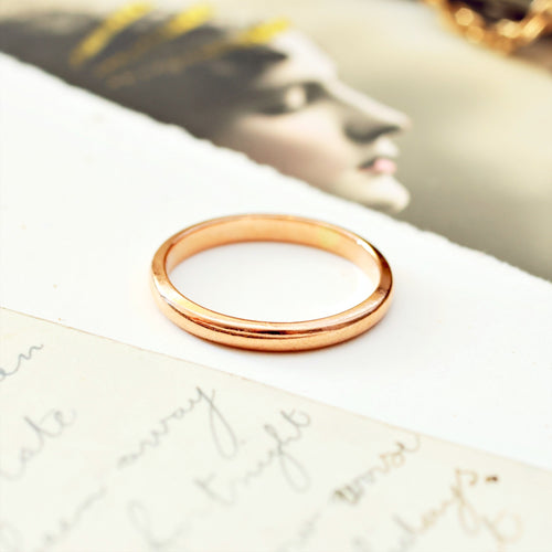 Vintage Date 1931 9ct Gold Wedding Ring