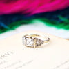 Fascinating Art Deco Diamond Engagement Ring