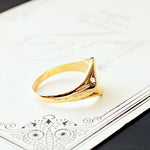Vintage Date 1961 Men's 18ct Gold Signet Ring