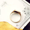 Vintage Art Deco Styled Diamond Spark Signet Ring