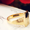 Vintage Date 1957 9ct Gold Signet Ring