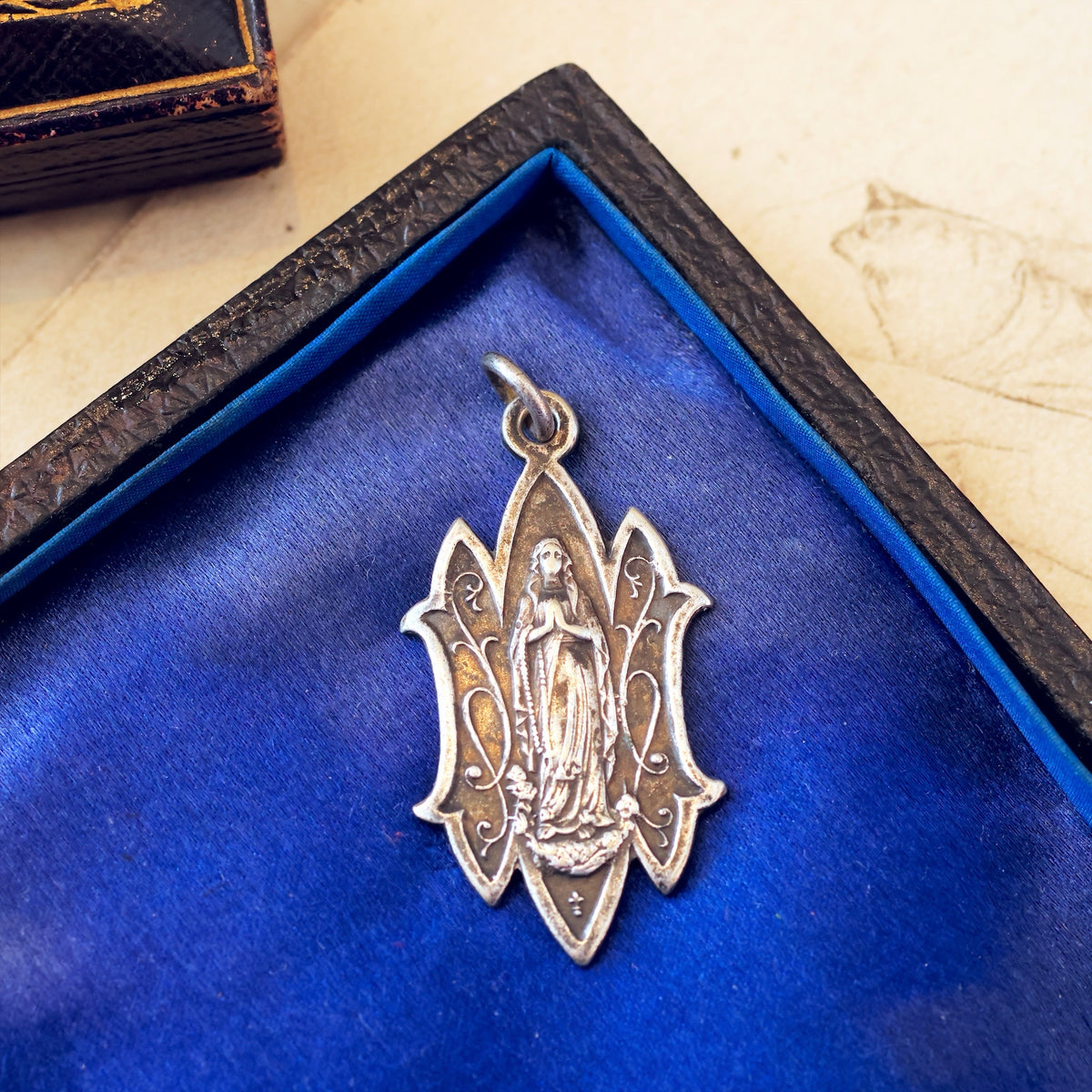 Antique Lourdes Souvenir Charm