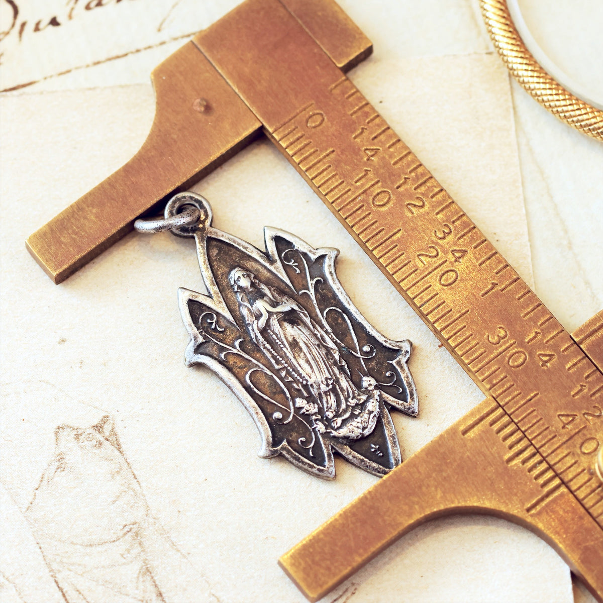 Antique Lourdes Souvenir Charm