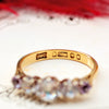 Sparklyyy!! Vintage Date 1952 White Sapphire Ring