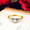 Loveliest Vintage Diamond Solitaire Engagement Ring