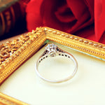 Vintage Old European Diamond Solitaire Engagement Ring
