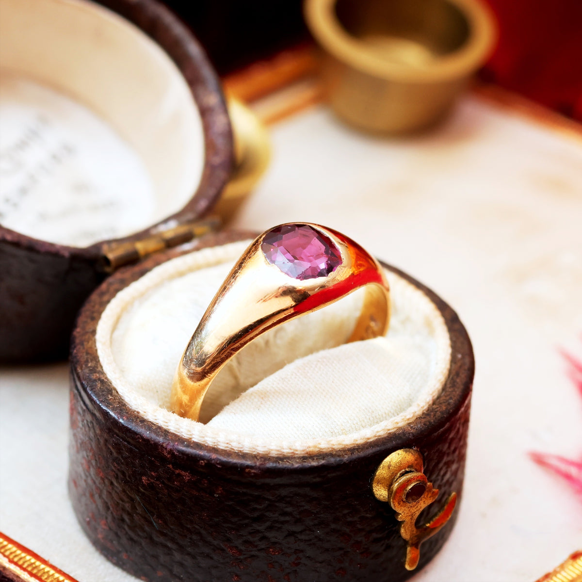 Antique Date 1902 Natural Ruby Ring
