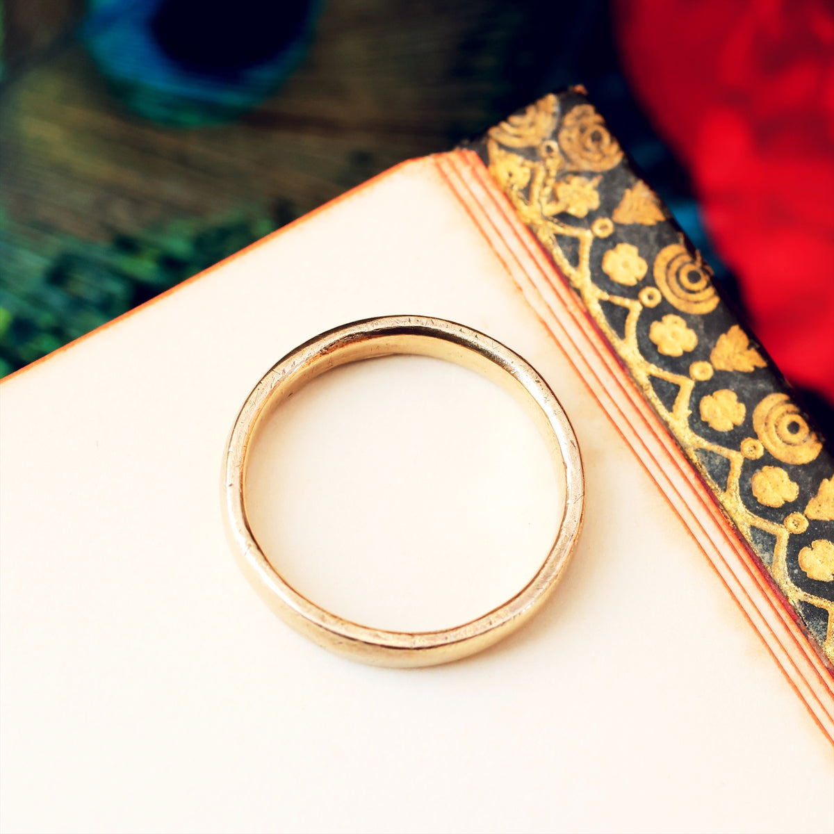 Vintage Date 1955 9ct Gold Wedding Ring