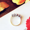 Marvellous 1.50ct Vintage Five Stone Diamond Ring
