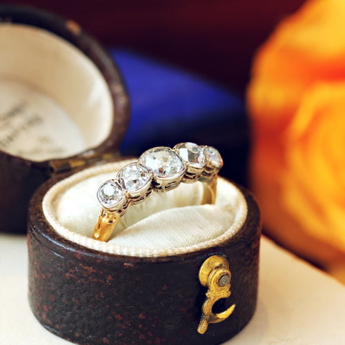 Marvellous 1.60ct Vintage Five Stone Diamond Ring