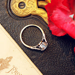 Date 1936 One Carat Vintage Diamond Engagement Ring