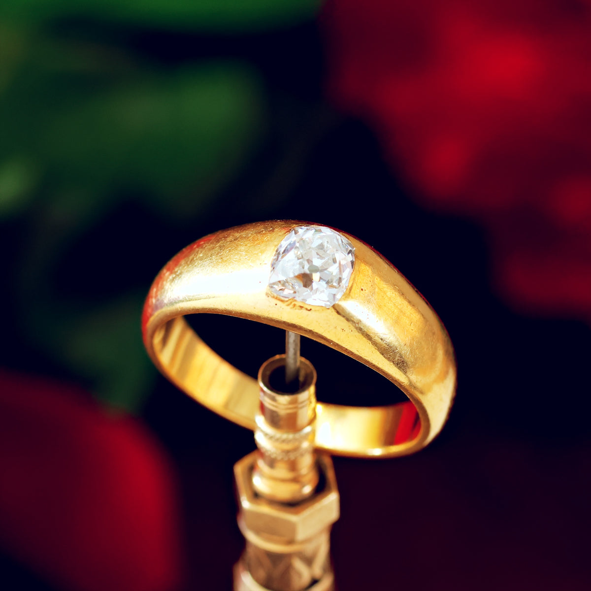 Historical Unisex Victorian Diamond Engagement Ring