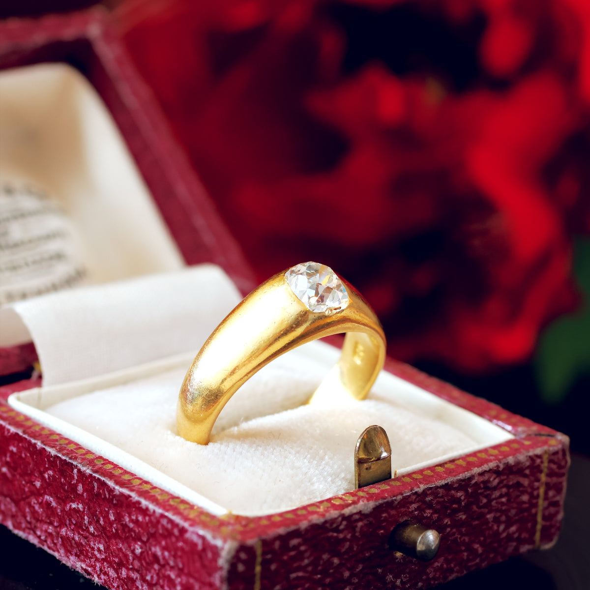 Historical Unisex Victorian Diamond Engagement Ring
