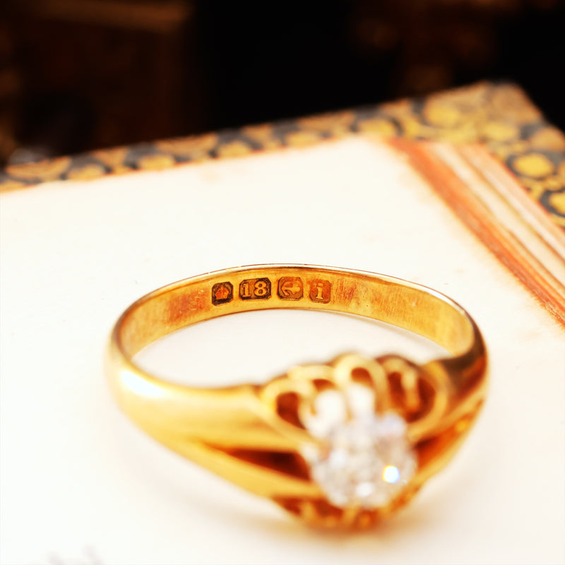 Antique Date 1908 Diamond Engagement Ring