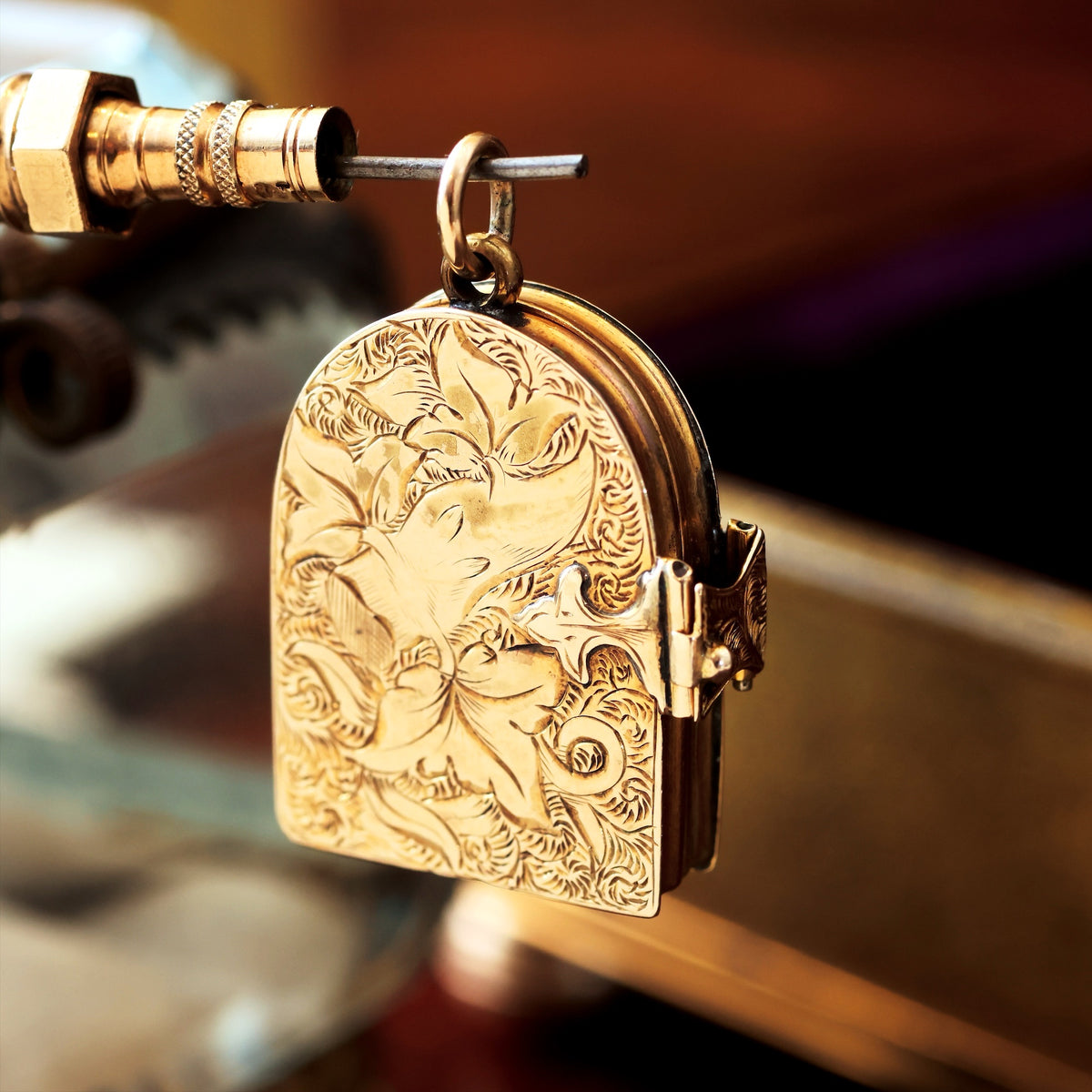 Antique Victorian Book Memento Locket
