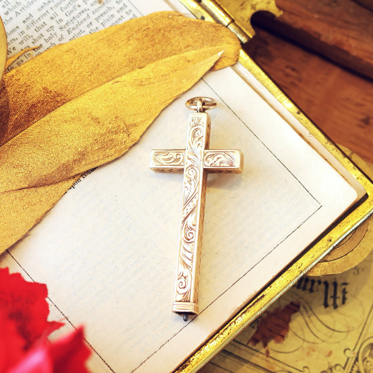 Antique Victorian Gold Cross Pencil