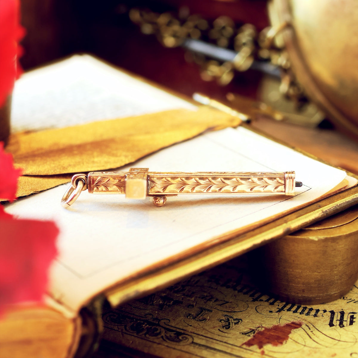 Antique Victorian Gold Cross Pencil