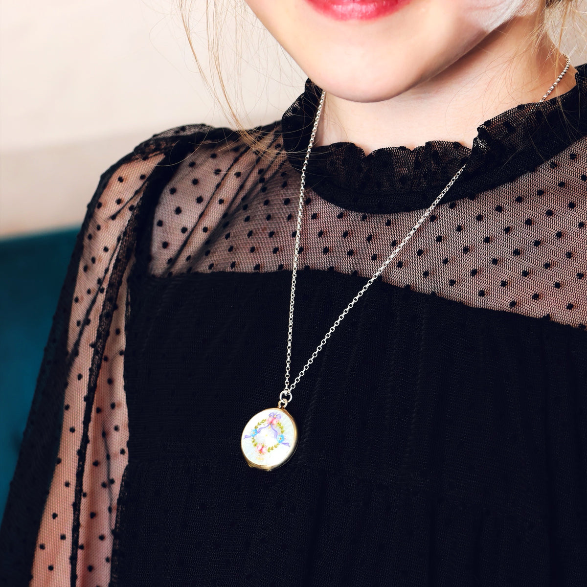 Vintage 1930's Enamelled Locket