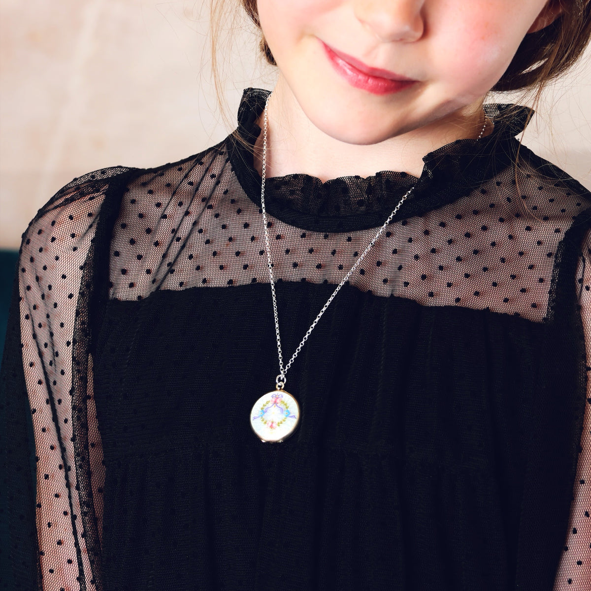 Vintage 1930's Enamelled Locket