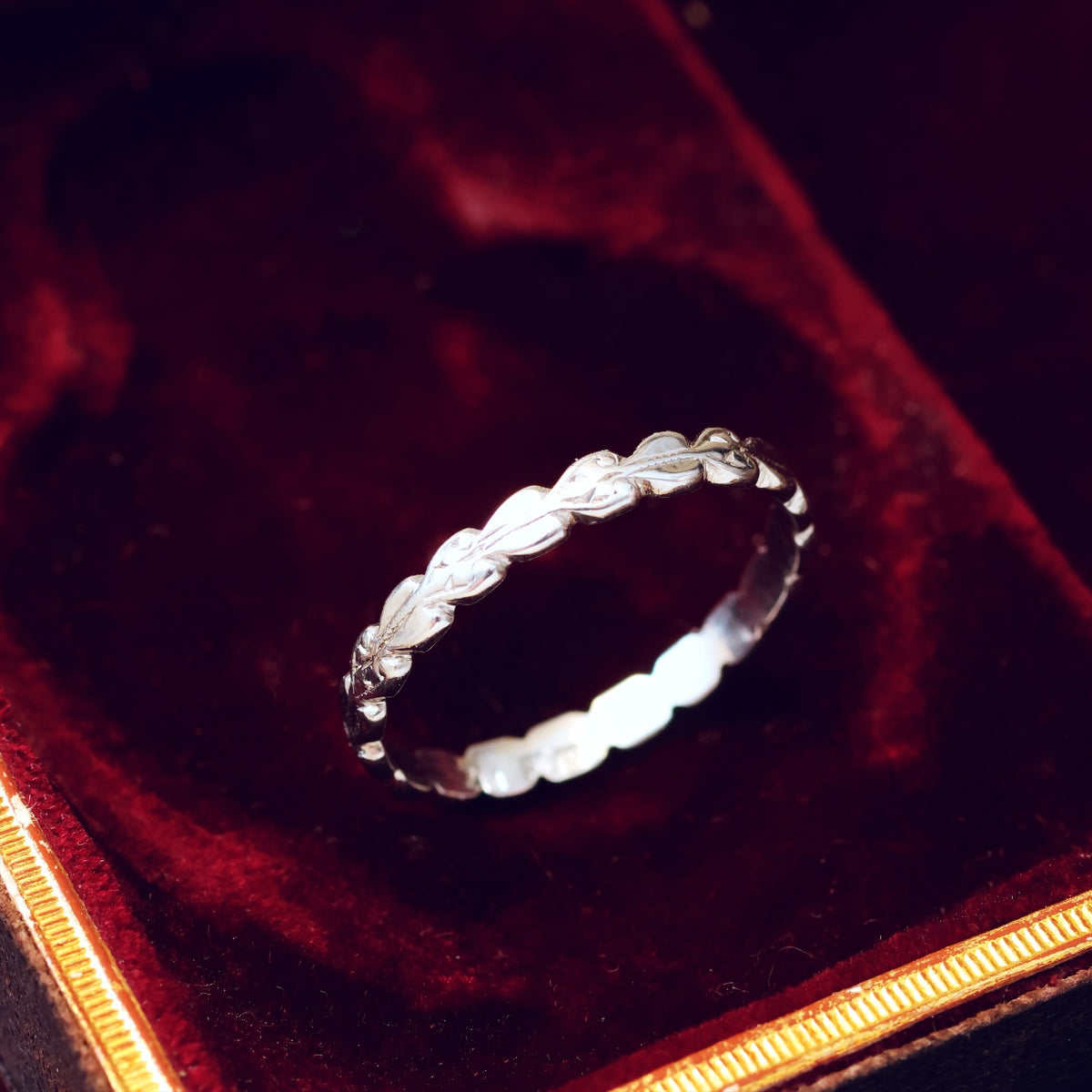 Vintage Hand Made Size 'O' or '7' Platinum Wedding Band