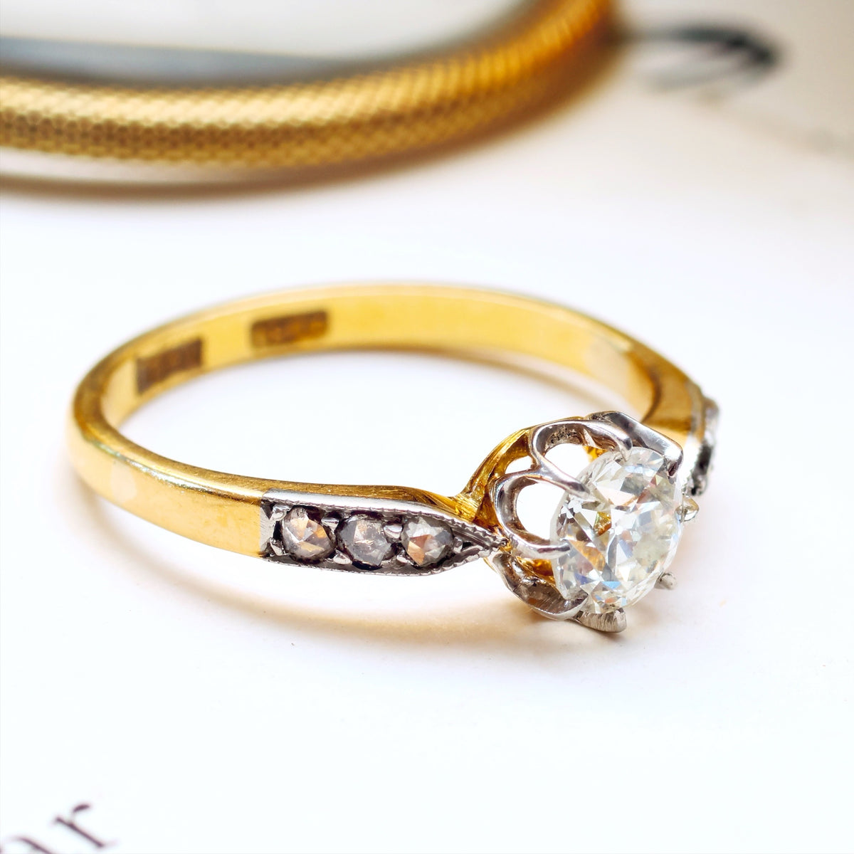 Vintage Diamond Engagement Ring