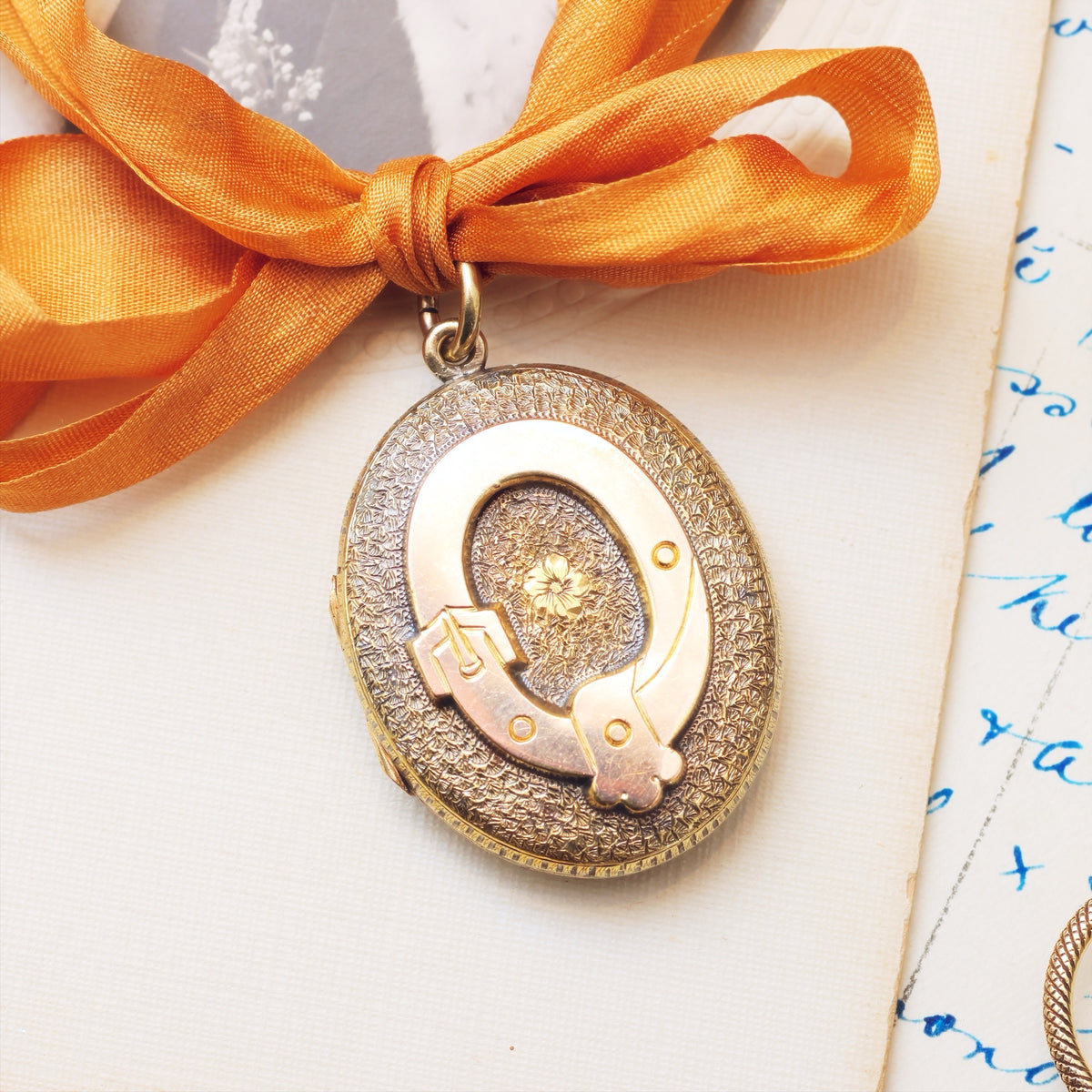 Antique Victorian Fidelity Buckle Locket