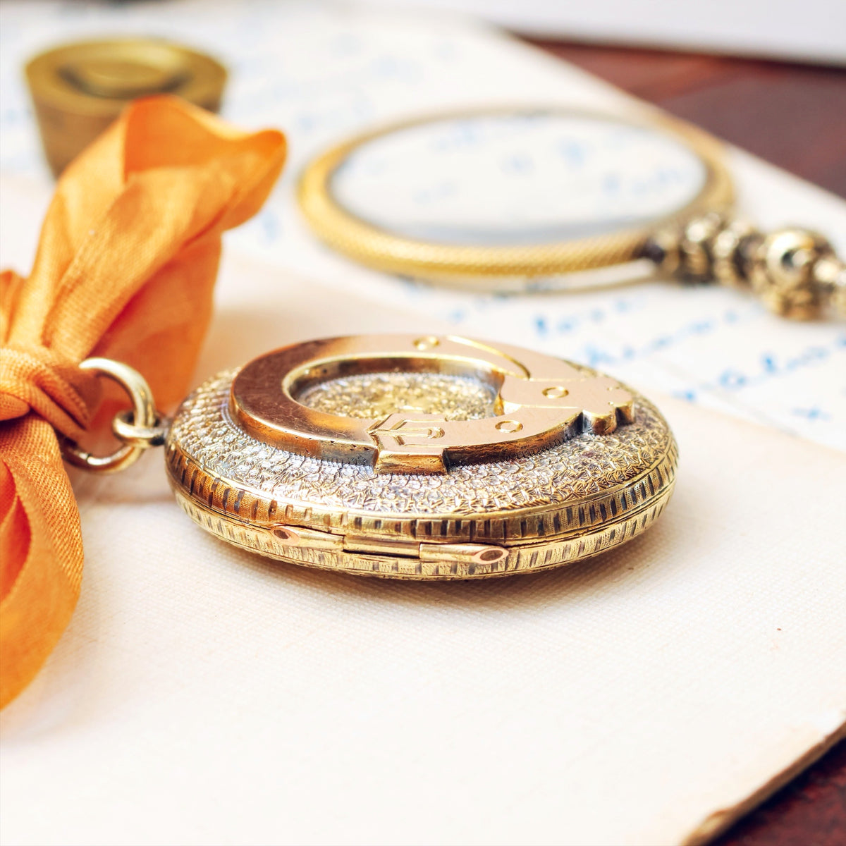 Antique Victorian Fidelity Buckle Locket