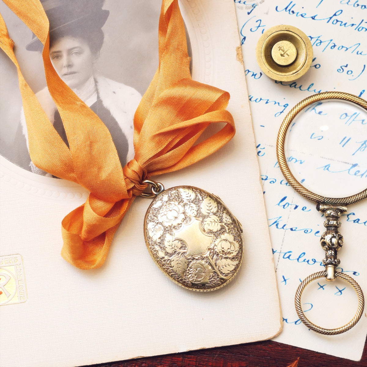 Antique Victorian Fidelity Buckle Locket