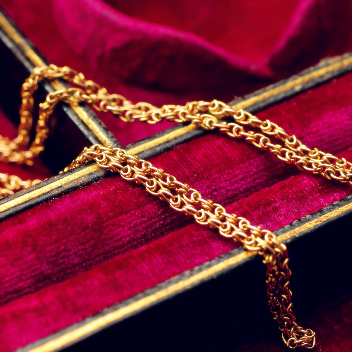 Fiery Antique Georgian Revival Foiled Garnet Pendant