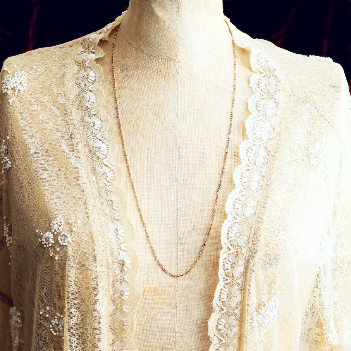 Circa 1900 28 inch 9ct Figaro Link Gold Chain