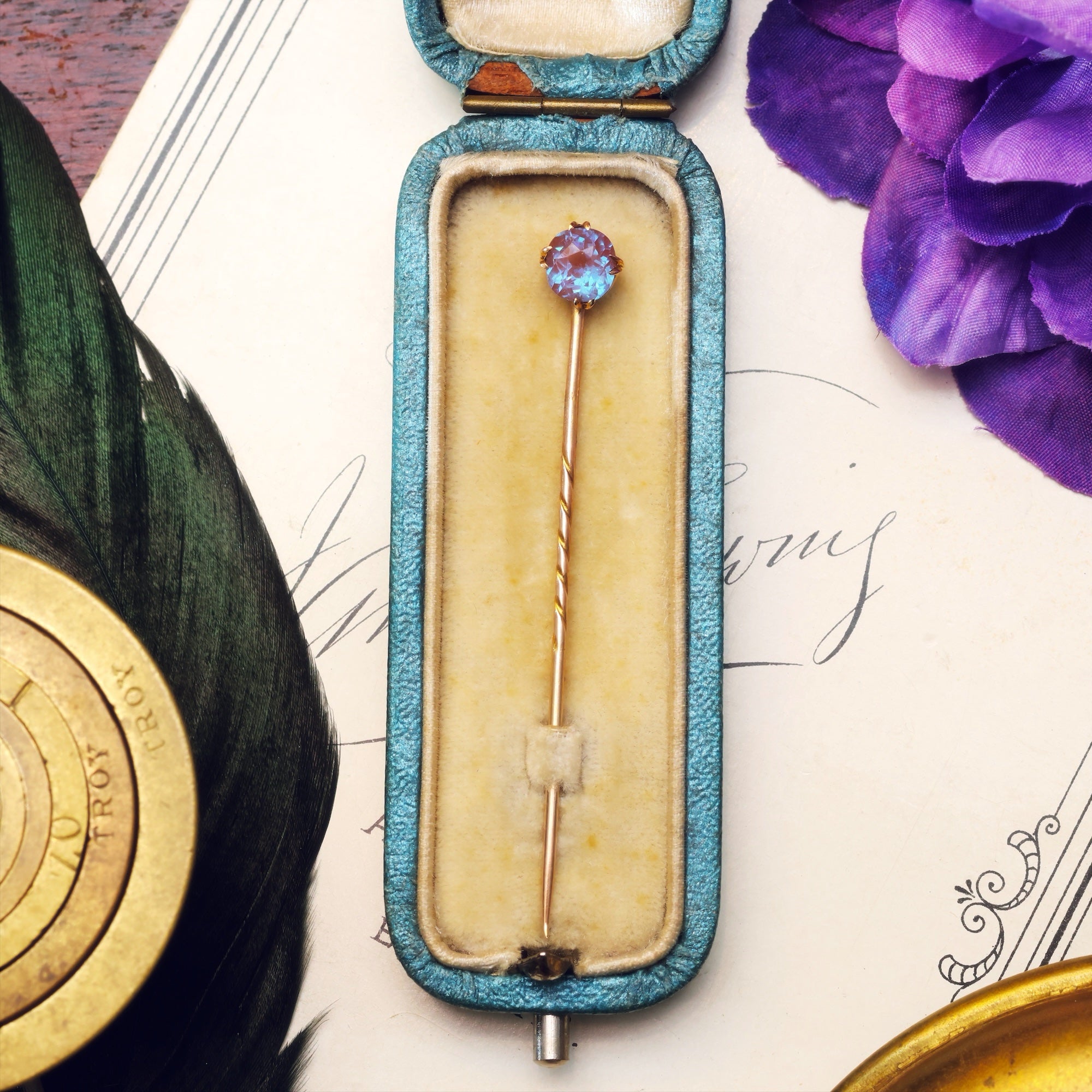 antique mens tie pins