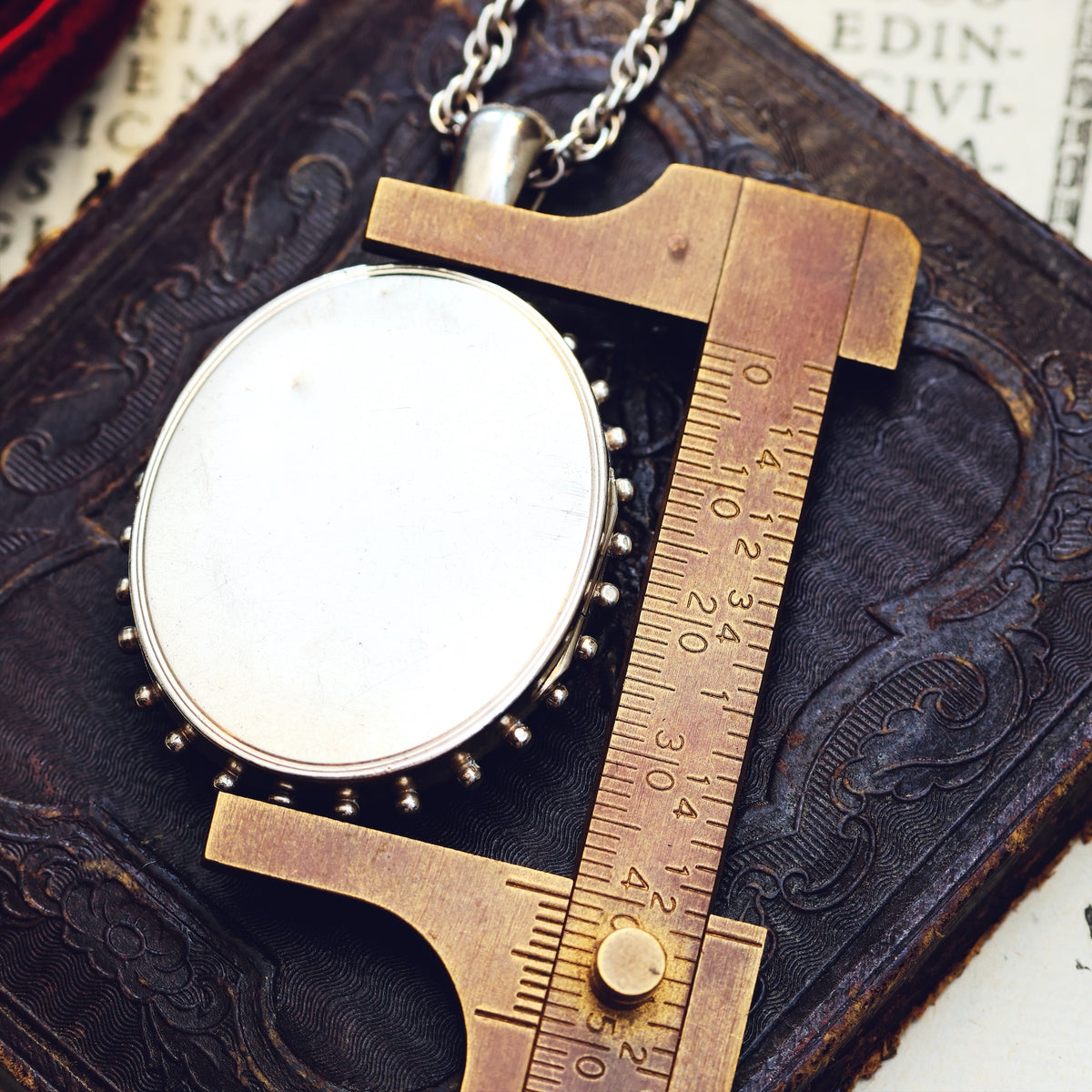 Antique Circa 1880's Silver Locket