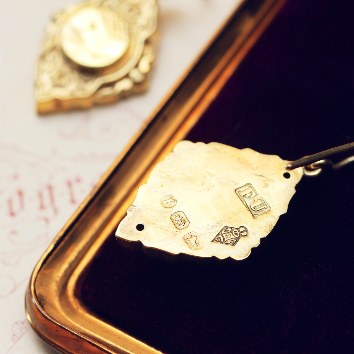 Date 1880 Silver Gilt Aesthetic Movement Earrings