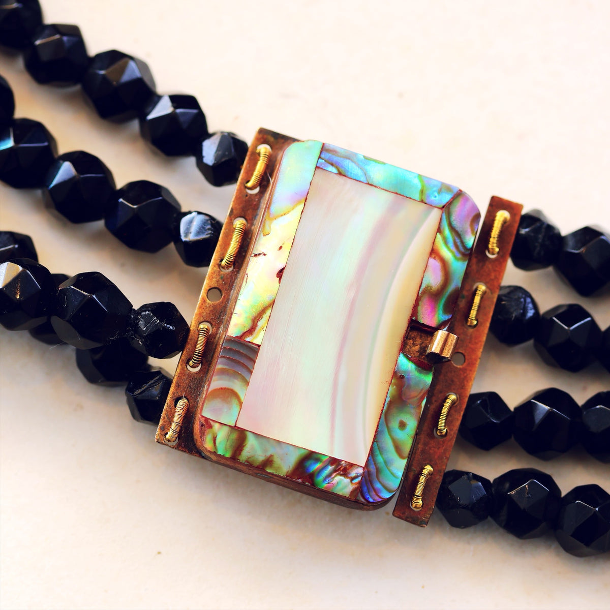 Georgian Gothic! Scarce Whitby Jet Choker Necklace