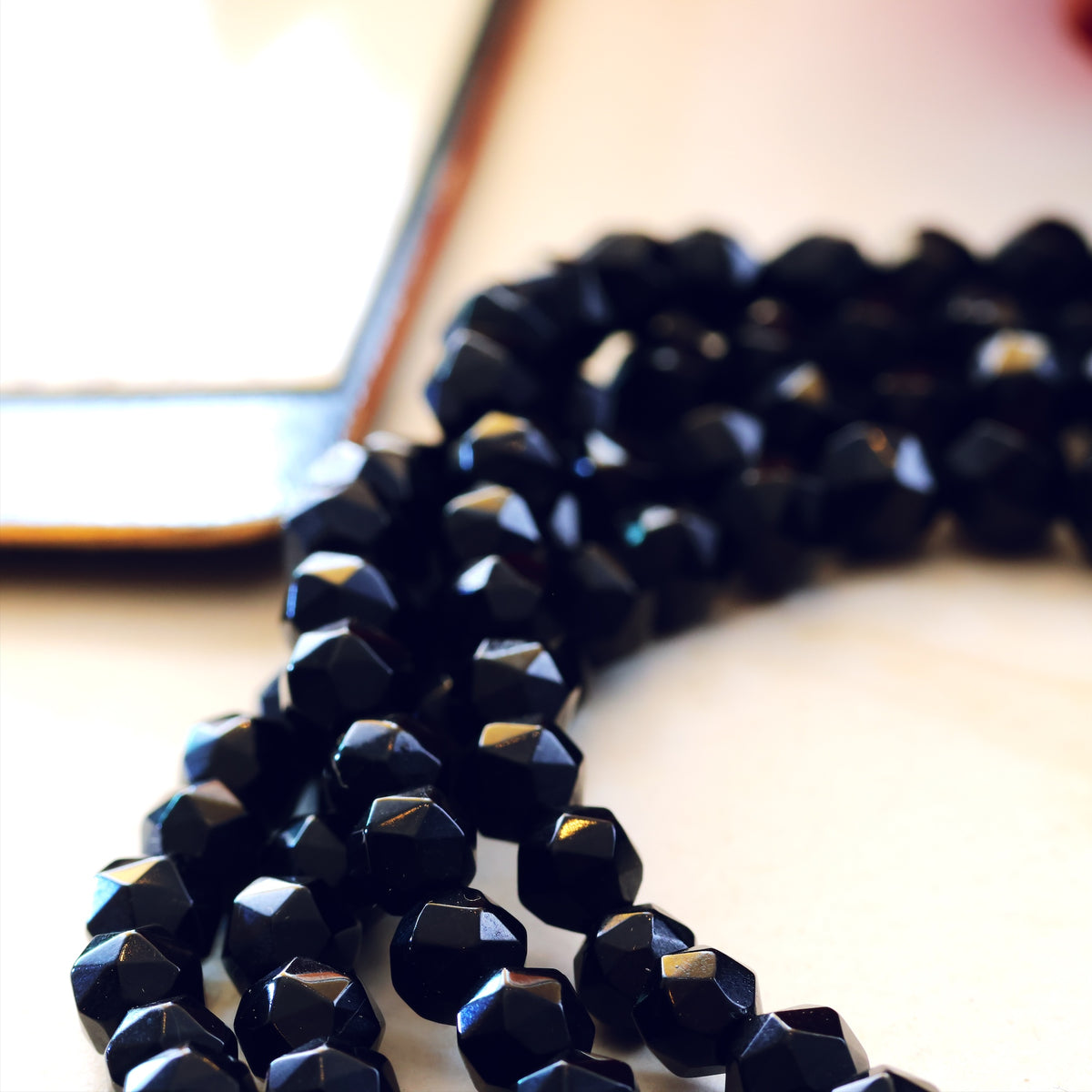 Georgian Gothic! Scarce Whitby Jet Choker Necklace