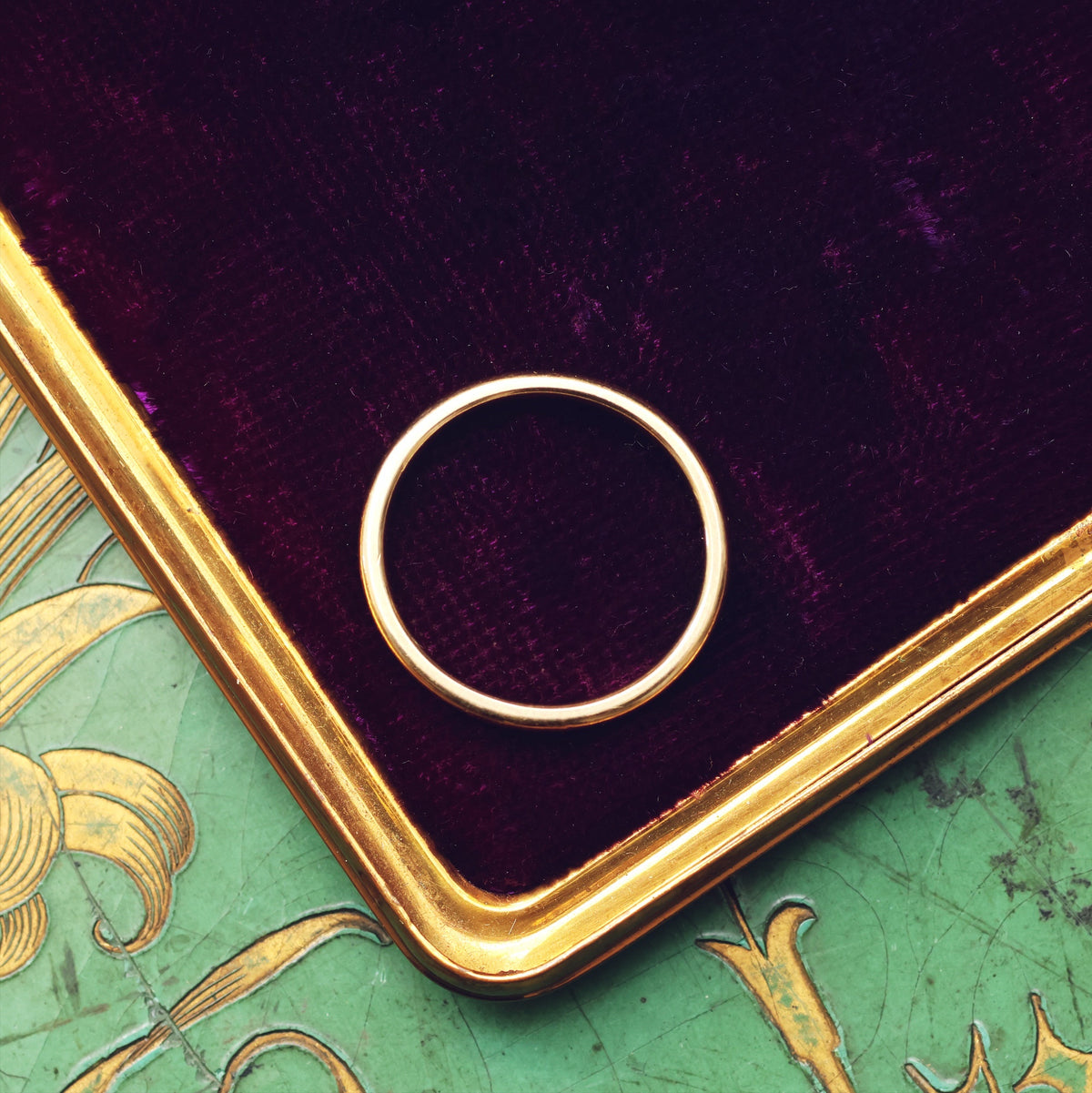 Vintage Date 1952 9ct Gold Wedding Ring