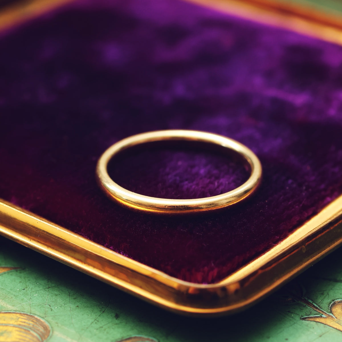 Vintage Date 1952 9ct Gold Wedding Ring