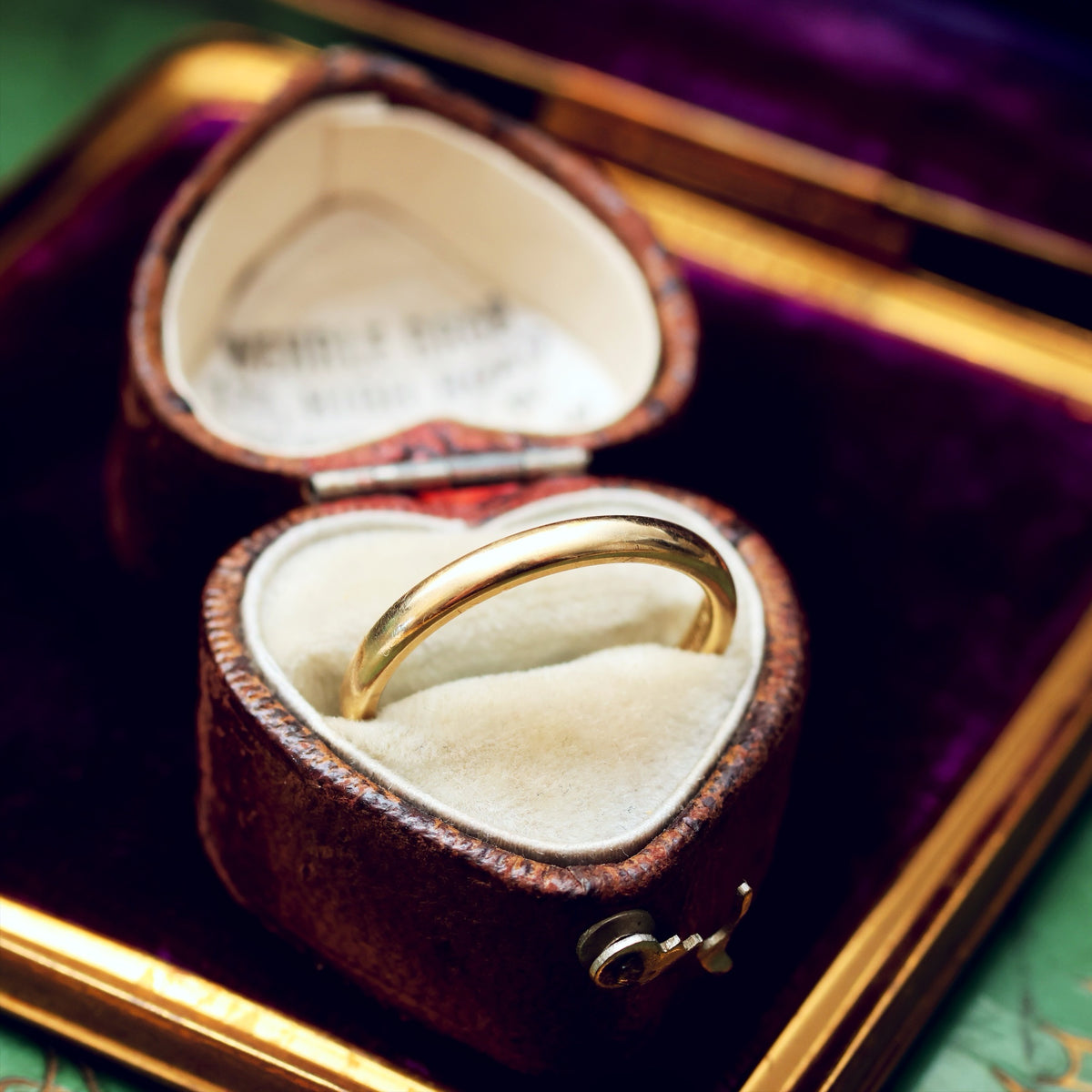 Vintage Date 1952 9ct Gold Wedding Ring