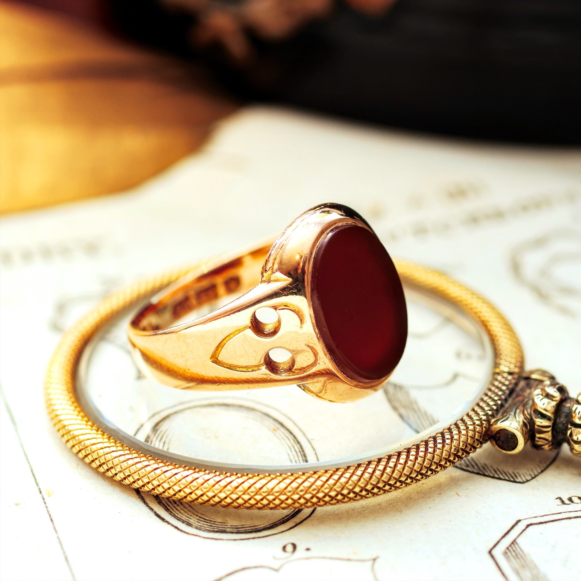 Date 1867 Carnelian 15ct Gold Signet Ring – Fetheray