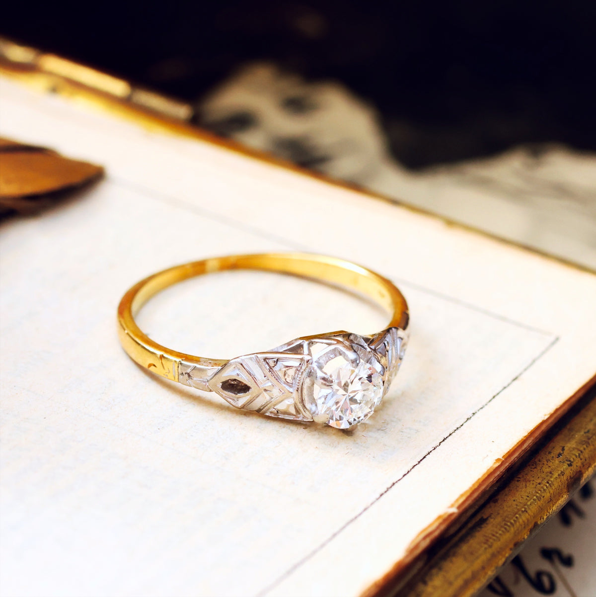 A Truly Lovely Vintage Diamond Engagement Ring