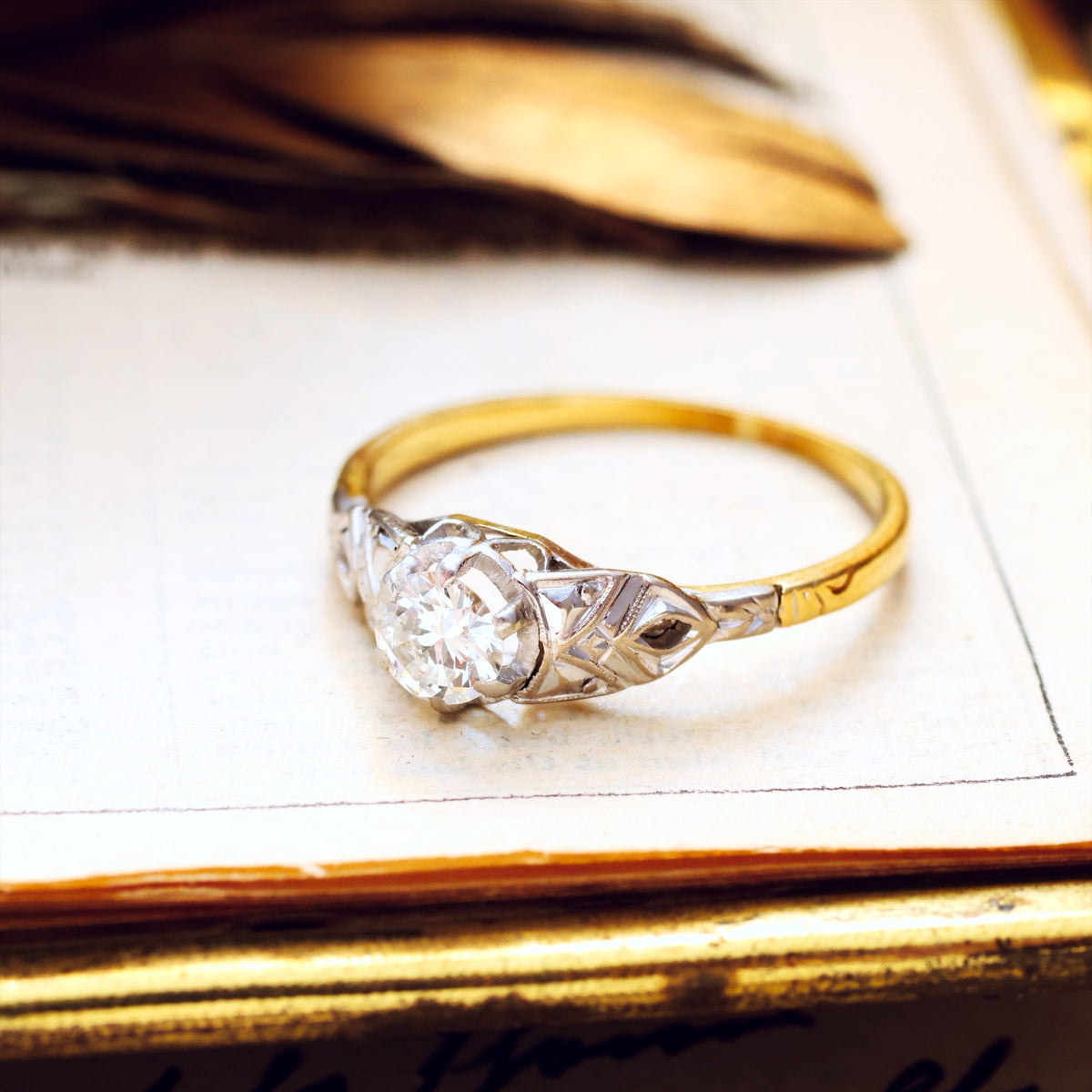 Vintage Diamond Engagement Ring