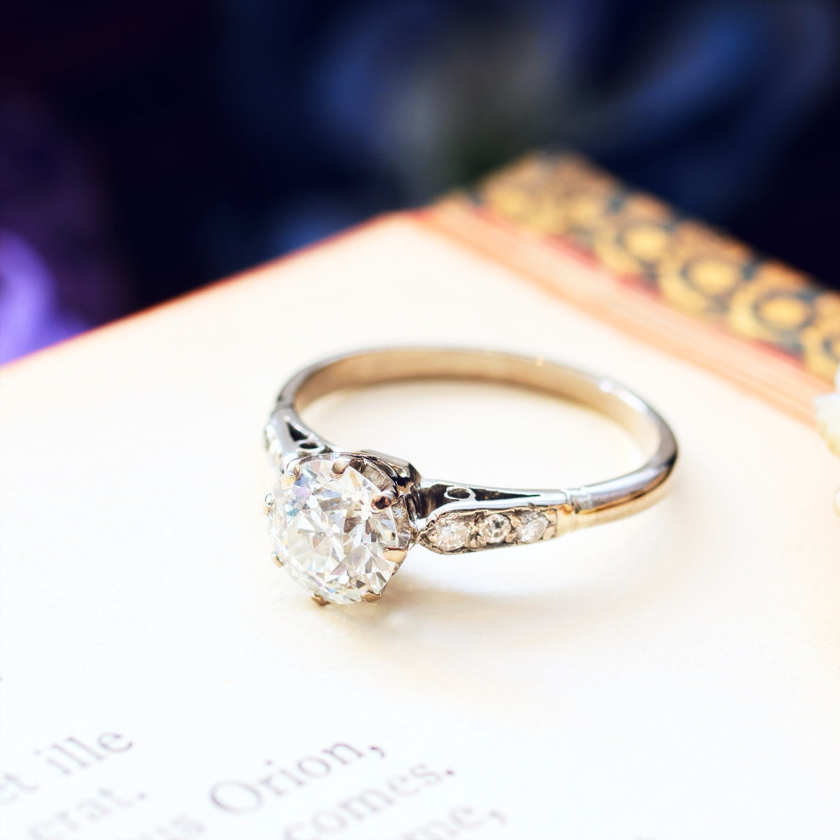 Vintage 1.25ct Diamond Ring
