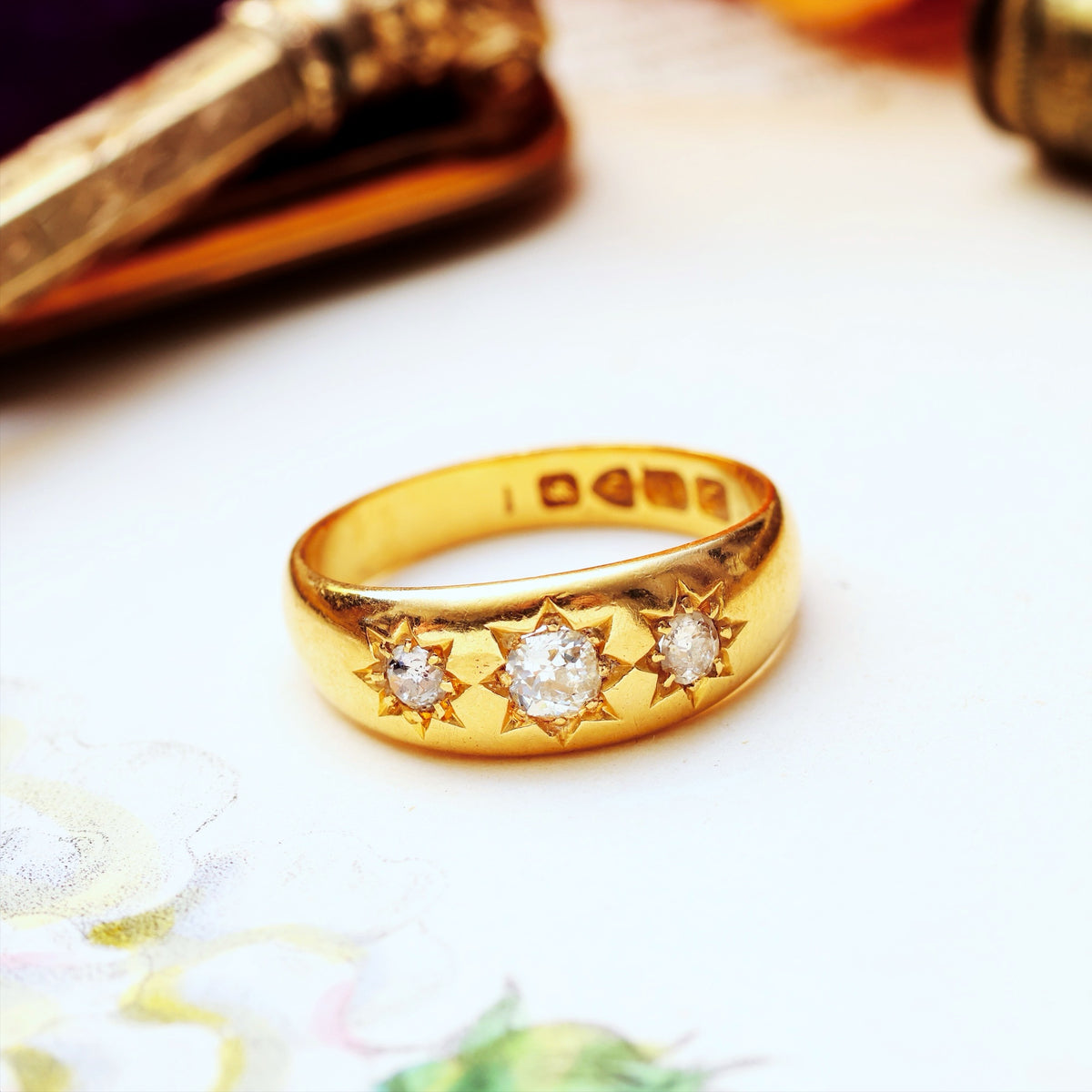 Date 1907 Starry Gypsy Set Diamond Band Ring