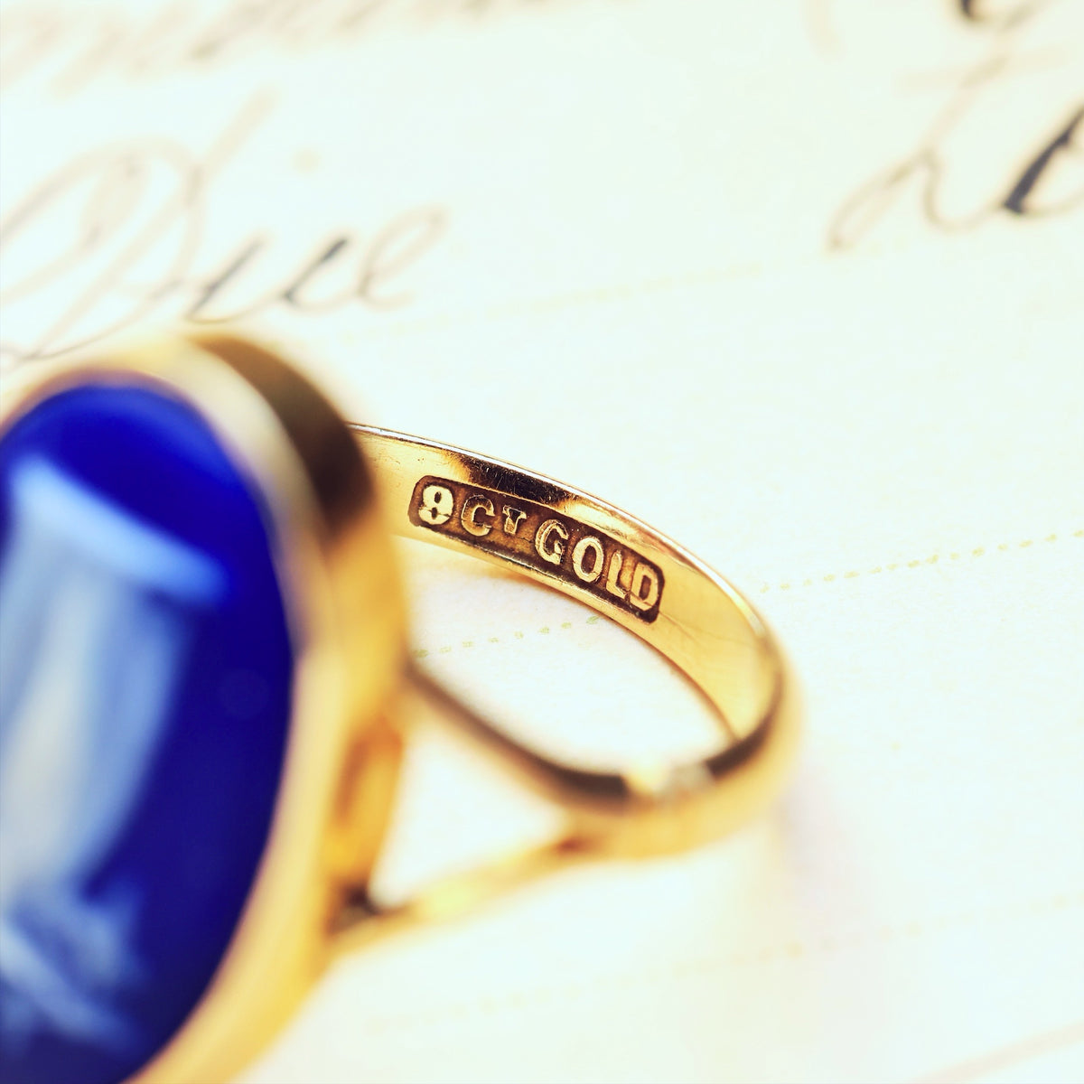 Vintage Neoclassical Wedgewood Goddess Ring